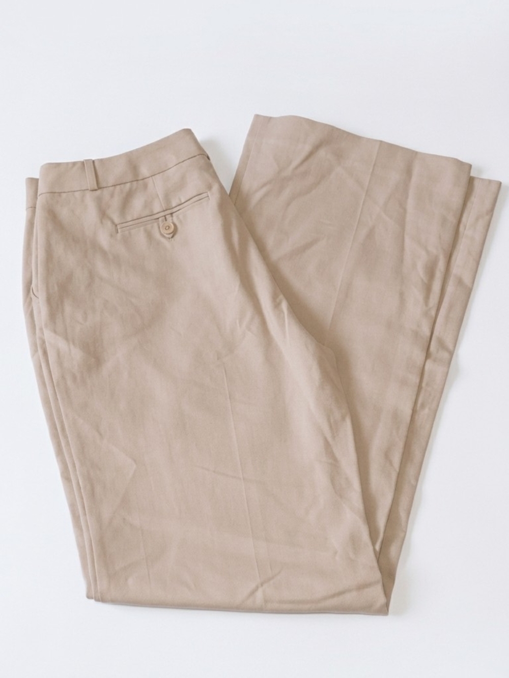 Beige dress trousers by New York & Company, For Women Size. 10